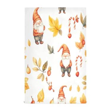 Imagem de xigua Conjunto de 1 panos de prato de cozinha de gnomo aquarela, macios e altamente absorventes de secagem rápida para limpeza de pratos e limpeza à mão, 71 x 45 cm