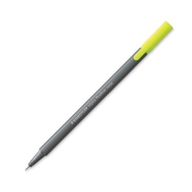 Imagem de STAEDTLER Caneta Ponta Fina Triplus Fineliner 0.3mm 1 Unidade Amarelo Neon - 334-101 - Corpo Ergonômico Triangular – Ideal para Escrita e Bullet Journal