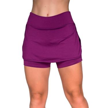 Imagem de Short Saia Curto Fitness Vekyo Roupa Para Academia Treino Tapa Bumbum Moda Feminina-Feminino