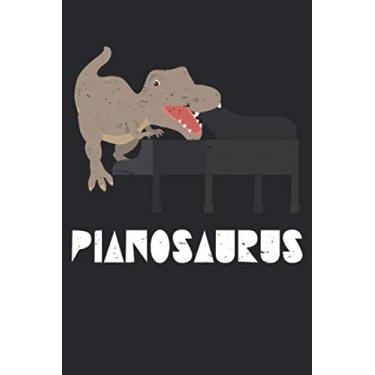Imagem de Pianosaurus Rex Musician Dinosaur: Graph Paper Pianosaurus Rex Musician Dinosaur/Journal Gift - Large (6 x 9 inches) - 120 Pages || Softcover