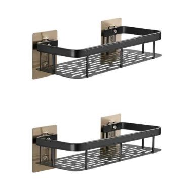 Imagem de Kit 2 Suporte Adesivo Porta Shampoo Banheiro Cozinha Parede - VRX