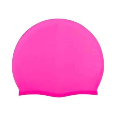 Imagem de Touca De Natação Unissex De Silicone, Chapéu De Natação Elástico À Pro