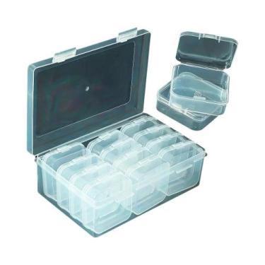 Imagem de Caixa Organizadora De Miçangas Para Pintura Diamante DIY Com 4/12/14/1