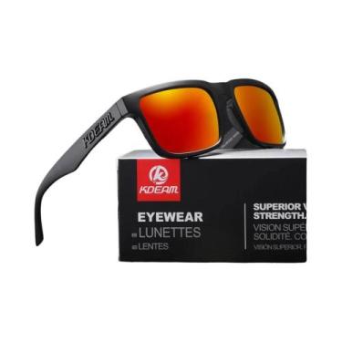 Imagem de Óculos De Sol Polarizados Quadrados Masculinos KDEAM 2022 Para Estilo 