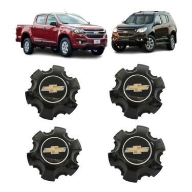 Imagem de Jogo Calota Miolo Roda S10 Trailblazer 2017 18 19 2020 Preta