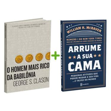 Imagem de  Kit 2livros, O Homem mais Rico da Babilônia + Arrume a Sua Cama, Clás
