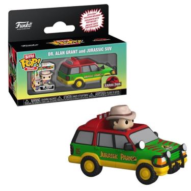 Imagem de Bitty Pop Rides Jurassic Park Dr. Alan Grant E Jurassic Suv
