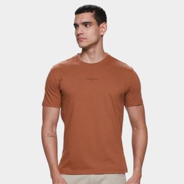 Imagem de Camiseta Calvin Klein Push Your Limits Masculina, Marrom claro, M