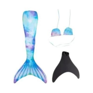 Imagem de Fantasia De Sereia Para Crianças E Adultos 2024 Nova Fantasia De Nataç