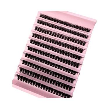 Imagem de Cílios Postiços Naturais Com Efeito Wispy, 200 Peças, 9-16MM, Curvatur