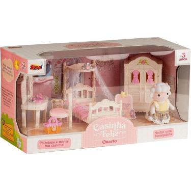 Imagem de Kit Casinha Feliz Families Quarto E Cozinha Zoop Toys