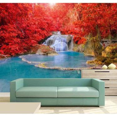 Imagem de Papel de Parede - Paisagens Cachoeira 3D 1M² na 008