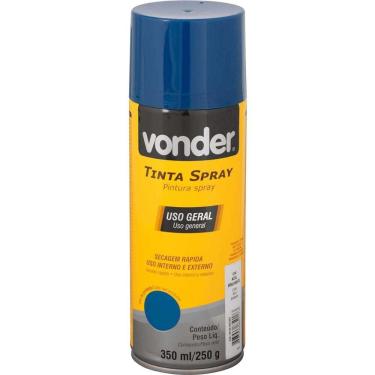 Imagem de Tinta Em Spray Azul, 350 Ml/250 G, Vonder Azul