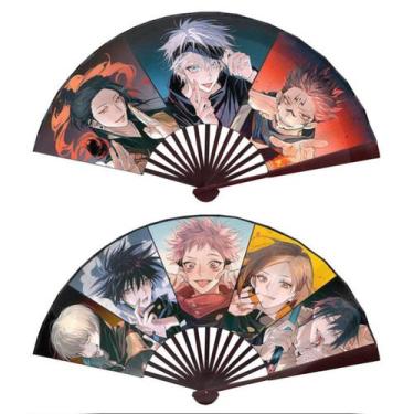 Imagem de Ventiladores dobráveis Ventiladores portáteis Hand Anime Jujutsus Kais