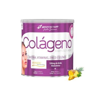 Imagem de Colágeno Verisol com Ácido Hialuronico 200g Bodyaction, Abacaxi com ho