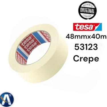 Imagem de Fita Crepe Bege Profissional 48mmX40m Tesa
