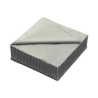 Imagem de Pano De Limpeza Cinza Escovado Para Óculos 10 20 30 UNIDADES 5.12x5.12