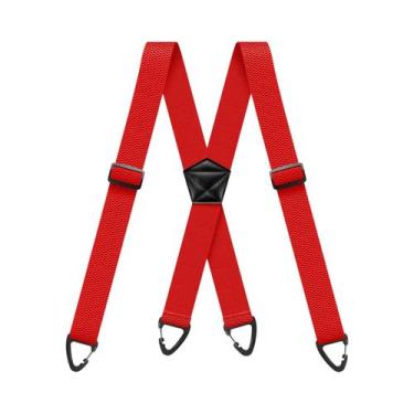 Imagem de Suspensórios Masculinos Reforçados Ajustáveis Elásticos De 4,06 Cm De 