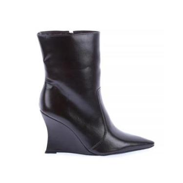 Imagem de Stella - Bota Feminina Salto Anabela Marrom-Feminino