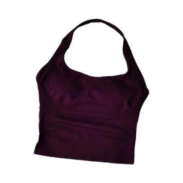 Imagem de Sutiã Esportivo Feminino De Alta Intensidade Com Alça No Pescoço, À Pr