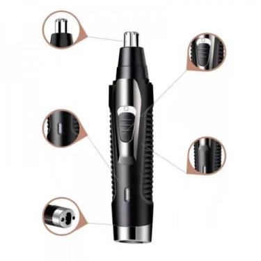 Imagem de Máquina 2 em 1 Bivolt Para Remover Pelos Barba Bigode E Nariz - Kemei,