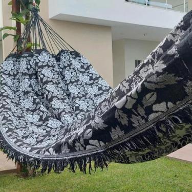 Imagem de Rede De Dormir Descanso Casal e Solteiro Indiana Gigante Toda Reforçad