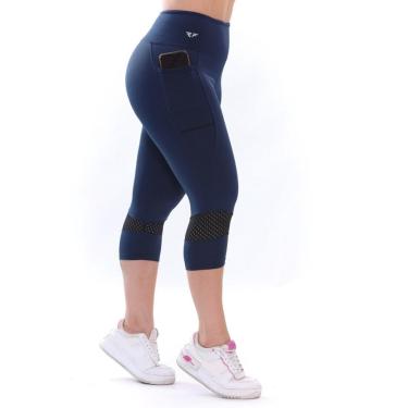 Imagem de Calça Corsário ElementFit com Bolso Lateral Corrida Feminina-Feminino