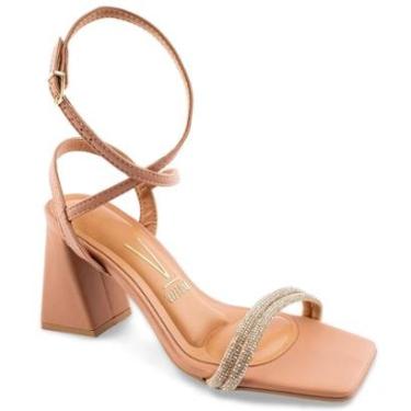 Imagem de Sandália Vizzano Feminino Salto Bloco Festa 6464 Original-Feminino