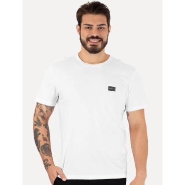 Imagem de Camiseta Calvin Klein Jeans Masculina Dark Square Branca-Masculino