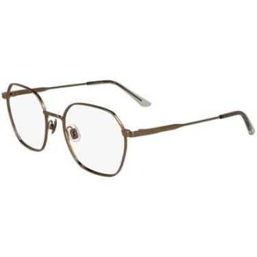 Imagem de Armação de Óculos Calvin Klein CK25103 N771 - Marrom 52-Feminino