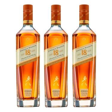 Imagem de Whisky 18 Anos 750ml 3 Unidades Johnnie Walker