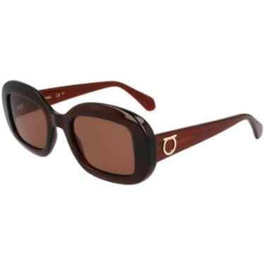 Imagem de Óculos de Sol Ferragamo SF2038SE 232 - Marrom 51-Feminino