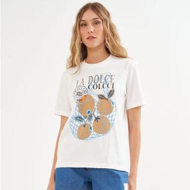 Imagem de Camiseta Colcci La Dolce Feminino-Feminino