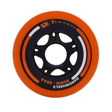 Imagem de Jogo de Rodas Traxart Fitness Hardwheels 80mm/88A - Laranja-Unissex