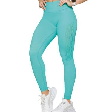 Imagem de Calça Selene Legging Leg Fitness Fit Feminina Sem Costura Sport Para A