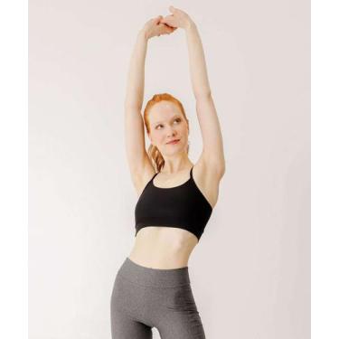 Imagem de Top Fitness Alças Finas Com Bojo Marisa-27056, Preto, G