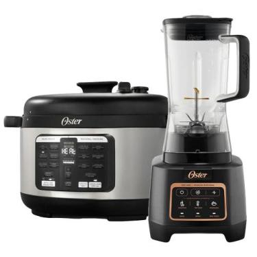 Imagem de Kit Liquidificador Xtreme Mix e Panela Multifunções 5,7L Oster, 110V