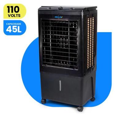 Imagem de Climatizador de Ar Evaporativo 45 litros Zellox ZLX-45 110V Preto, 110