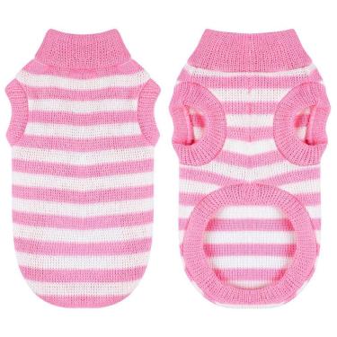 Imagem de Roupinha para Cães OEM Lã Pop para Cachorro Macho e Fêmea em Lã Azul e Rosa Diversos Tamanhos 1 Unidade
