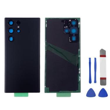 Imagem de Substituição do vidro traseiro para Samsung Galaxy S22 Ultra Black - P