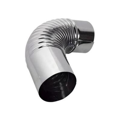 Imagem de Curva Chaminé Inox Ø 115mm Cano Joelho 90º Fogão Lenha N2 - Hedlund
