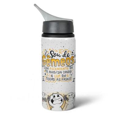 Imagem de Garrafa Squeeze NK Funny Signos - Sou de Gêmeos - 600ml - JPS INFO