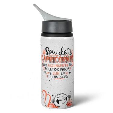 Imagem de Garrafa Squeeze NK Funny Signos - Sou de Capricórnio - 600ml - JPS INF
