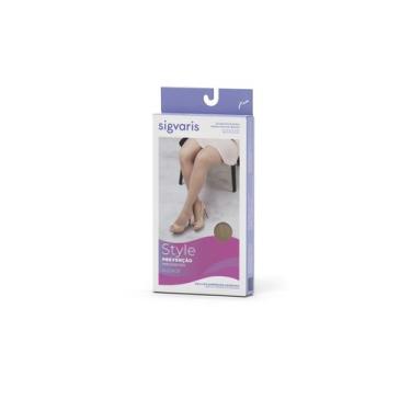 Imagem de Meia Calca Legging Modeladora 191 15-20 M Curta Preta - Sigvaris