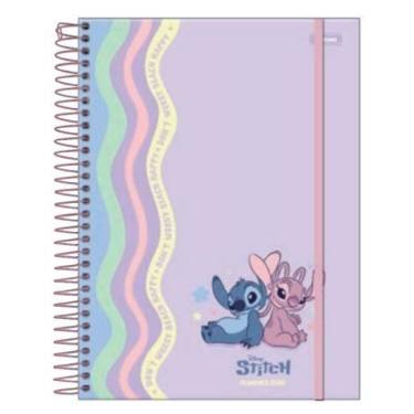 Imagem de Agenda Planner Espiral 17x24cm Stitch 80 Folhas 5679671 Agenda Planner