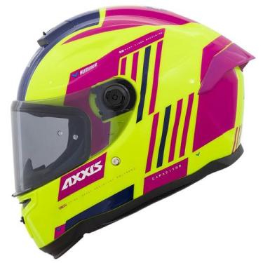 Imagem de Capacete Moto Feminino Axxis Hummer B Capacitor Rosa Spoiler, Rosa Ama