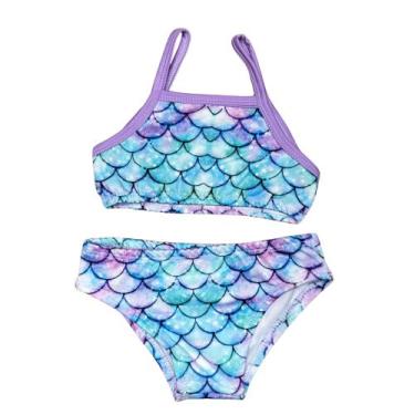 Imagem de Biquíni Infantil/juvenil Proteção Uv 50+ Praia/piscina - Tubarão Shop,