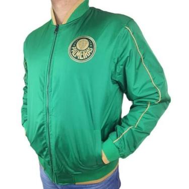 Imagem de Jaqueta bobojaco masculina palmeiras licenciada - SPR, Verde, Ouro, GG