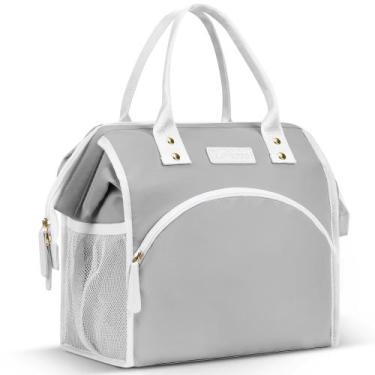 Imagem de Lancheira LOKASS Large Isolated Waterproof Cooler Grey