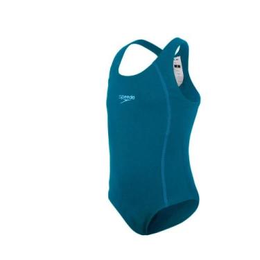 Imagem de Maiô natação basic juvenil speedo, Azul, 14